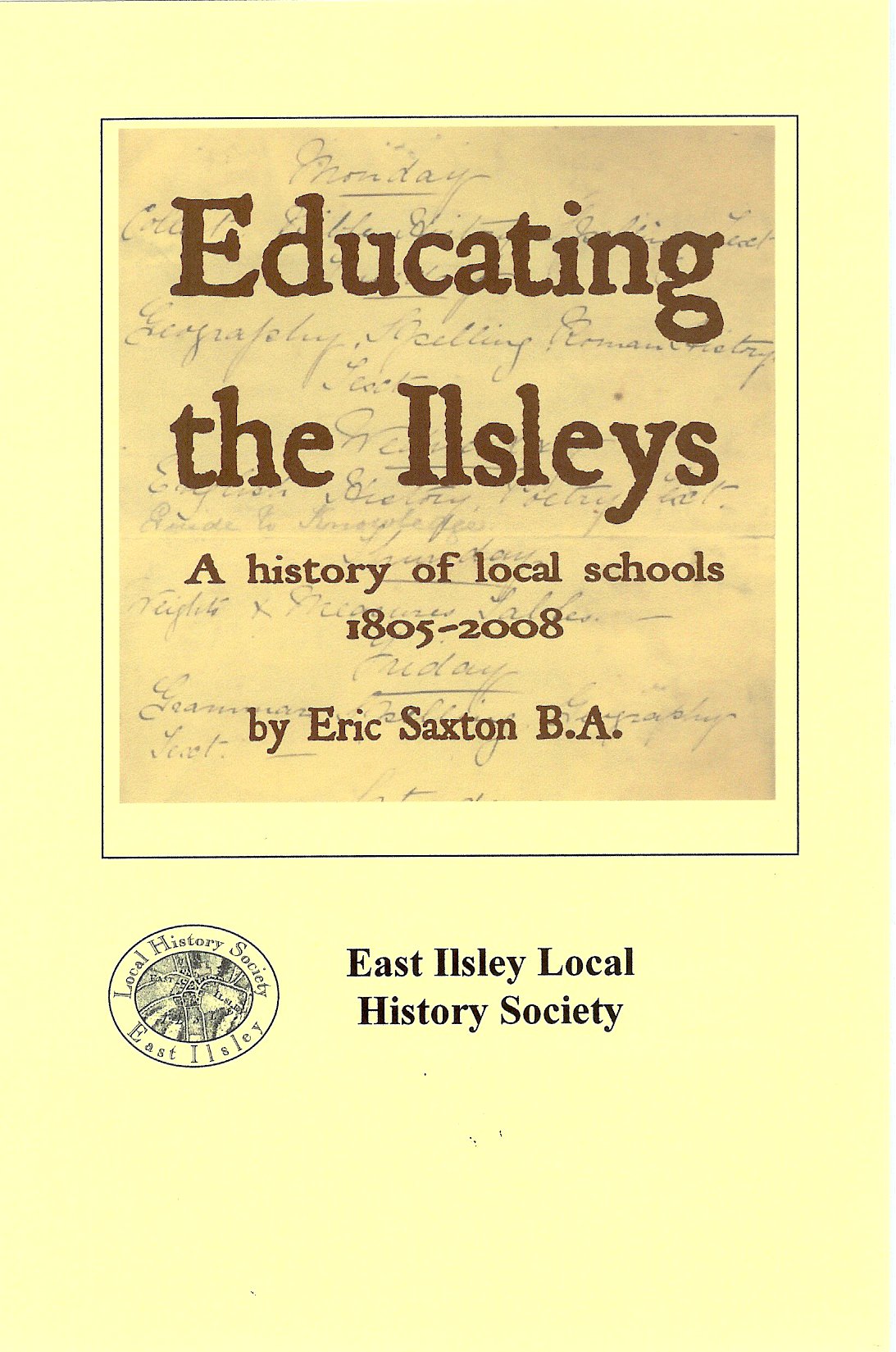 "Educating the Ilsleys" - Eric Saxton